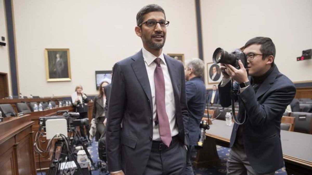 Google CEO to Tell Lawmakers Tech Giant Operates ‘Without Political Bias’