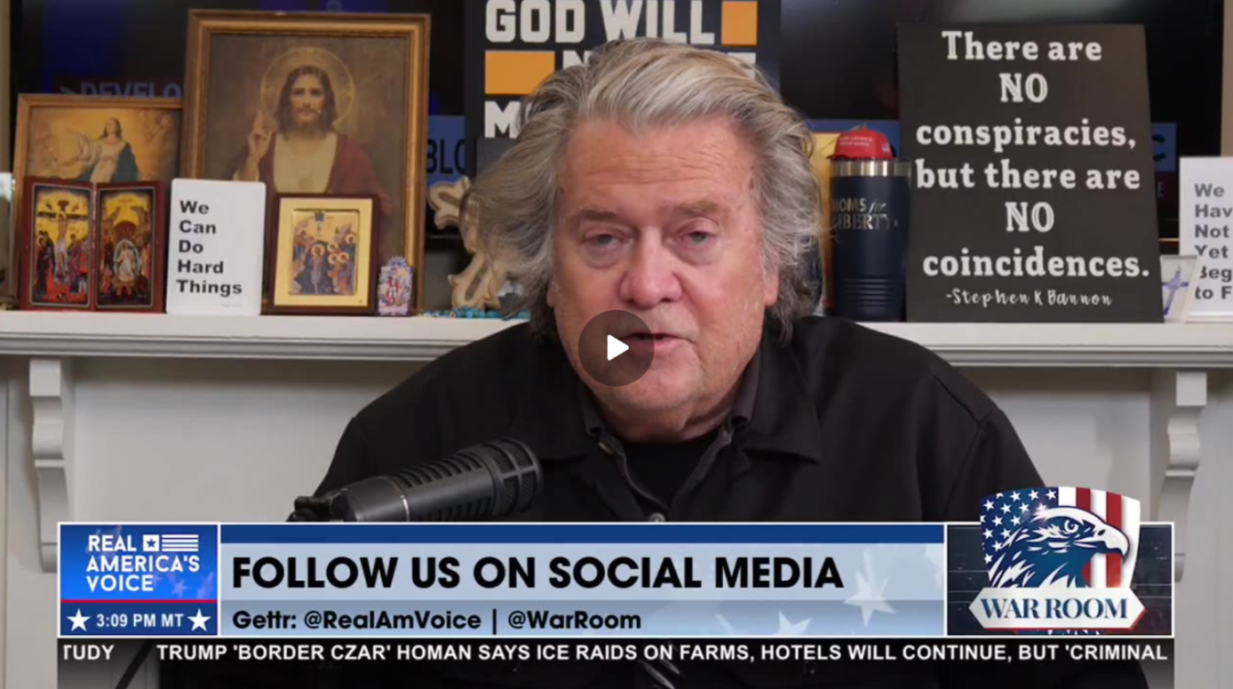 BANNON TO NETANYAHU: DON’T WAIT, GO NOW!