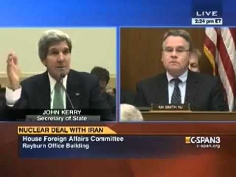 Rep. Chris Smith challenges John Kerry on Iran