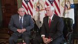 Vice President Pence Participates in a Meeting with Maine Governor Paul LePage