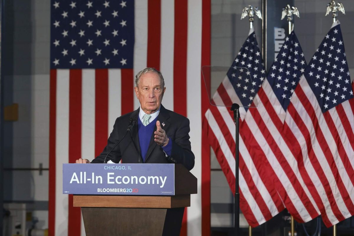 Trump Targeting Democratic Candidate Bloomberg