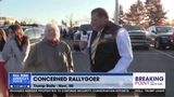 DAVE ZERE TALKS TO A CONCERN RALLYGOER