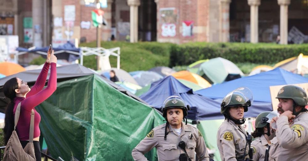 UCLA cancels classes after violence occurs at pro-Palestine protest encampment