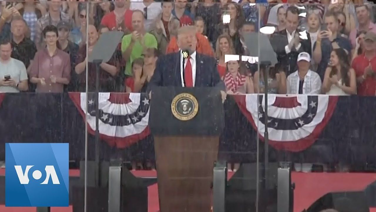 President Donald Trump Speaks at Independence Day Salute to America