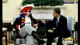 Obama meets with a pirate in the Oval Office