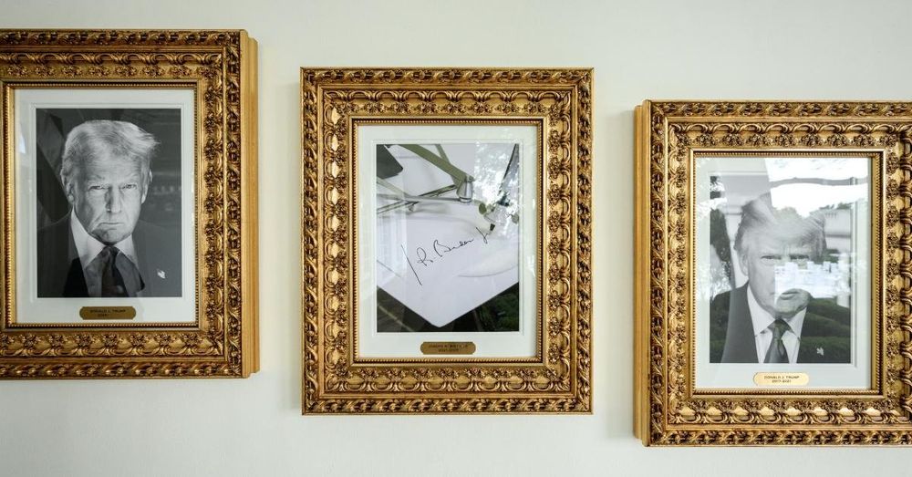 White House replaces Biden's photo with picture of autopen in Presidential Walk of Fame gallery