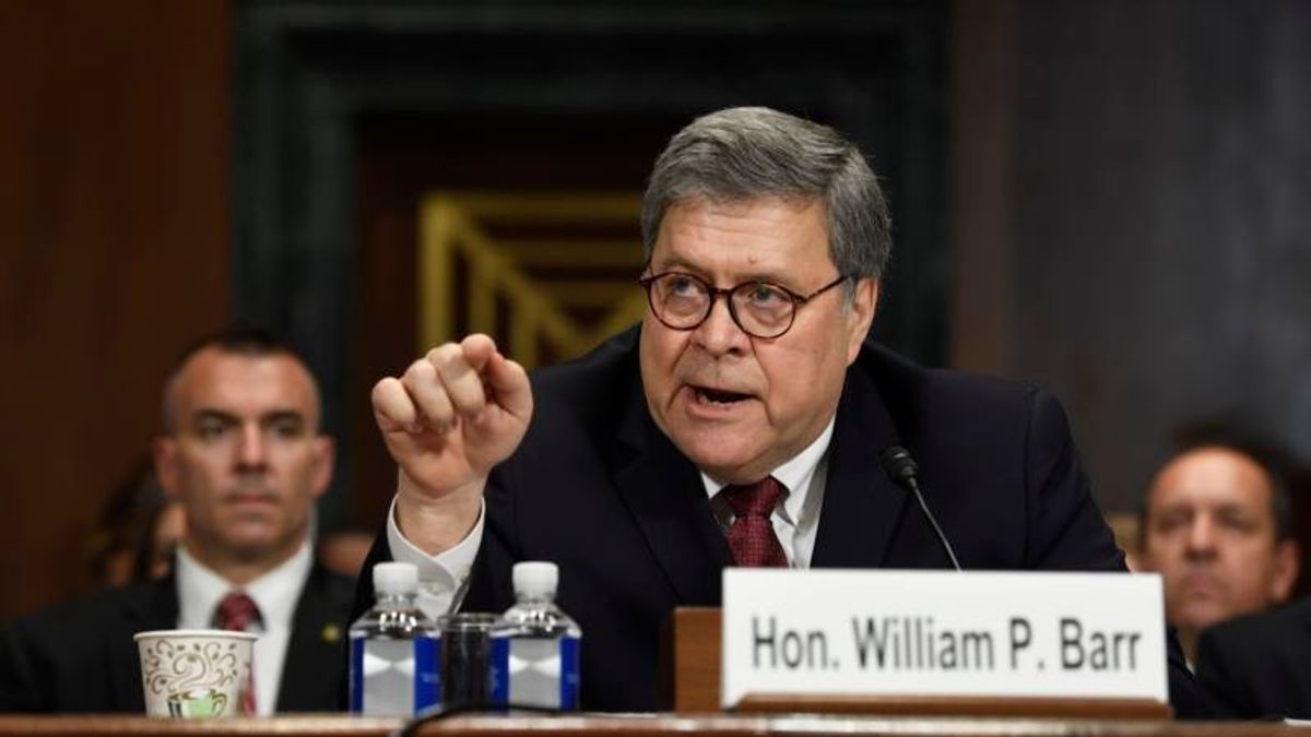 Is Barr Trump’s Defense Lawyer?    