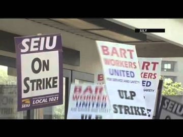 BART on strike after talks fall apart