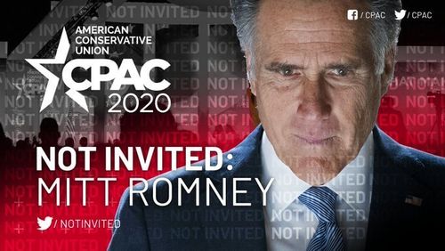 Romney not invited to CPAC after Senate witness vote