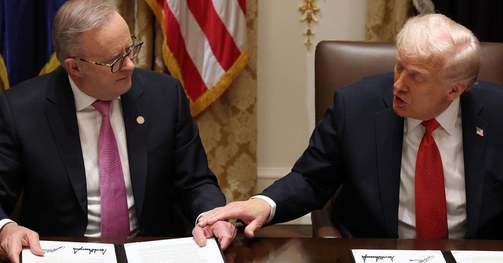 Trump, Australian Prime Minister Anthony Albanese sign agreement on rare earth minerals