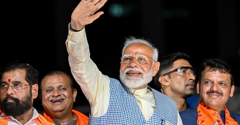 India's Modi sworn in for rare third term