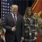 President Donald Trump and First Lady Melania Trump Visit the Marine Barracks