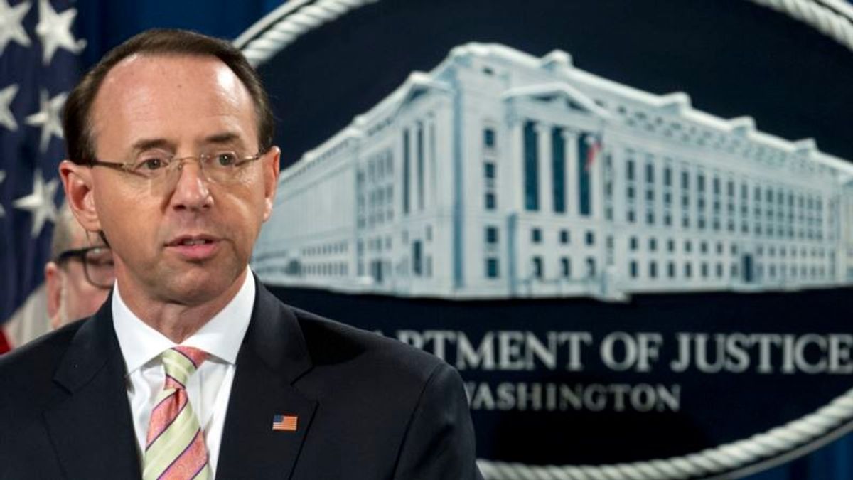 Rosenstein: Russia Probe Justified, Closing It Wasn’t an Option