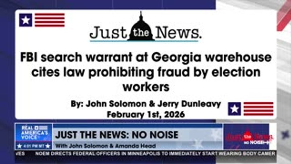 SOLOMON ON THE FBI SEARCH WARRANT FOR GA ELECTIONS OFFICE