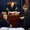 Solemn Senate Trial for Trump Includes Silent Senators
