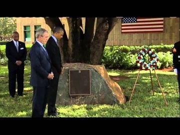 Obama, Bush honor Tanzania bomb victims