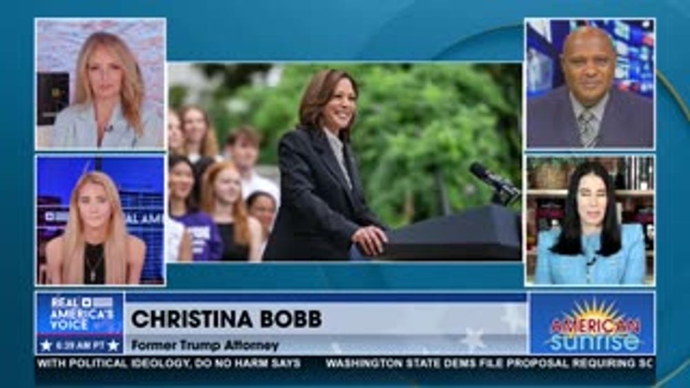 KAMALA RUNS AGAIN? “COMEDIC RELIEF,” CHRISTINA BOBB SAYS