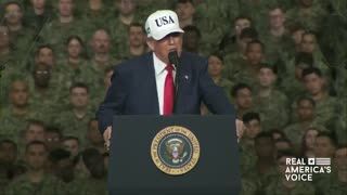 POTUS ADDRESSES TROOPS ON USS GEORGE WASHINGTON