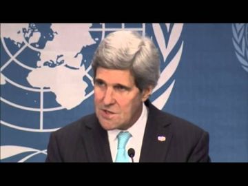 John Kerry talks tough to Syria at UN meeting