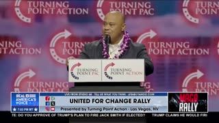 Galu Tagovailoa at Trump Las Vegas Rally