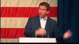 Protesters rush stage during DeSantis speech at New Hampshire fundraising event