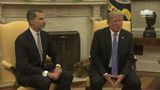 President Trump Meets with Their Majesties King Felipe VI and Queen Letizia of Spain