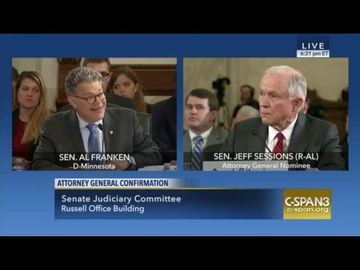 Jeff Sessions: “I did not have communications with the Russians.” (C-SPAN)