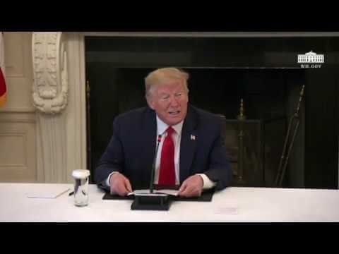 President Trump Participates in a Roundtable