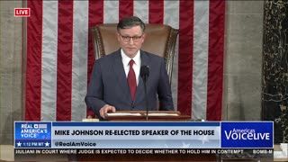 Speaker Mike Johnson's Full Speech After Winning Re-Election