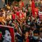 Soldiers and police crack down on protestors in Myanmar