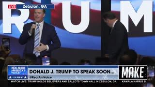 TRUMP TAKES THE STAGE IN GEORGIA!