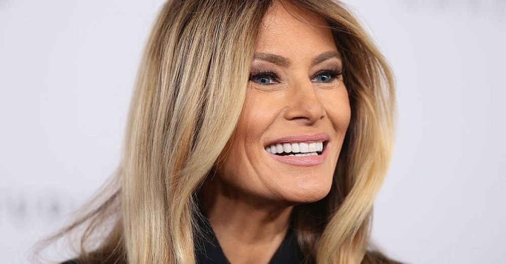 First Lady Melania Trump charms young patients during NIH visit to mark Valentine's Day