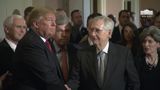 President Trump Speaks after a Senate Republican Policy Lunch