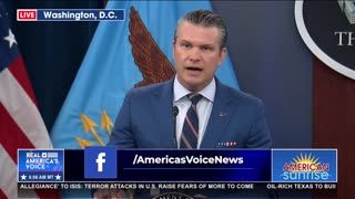 SEC. OF WAR REITERATES IRAN OBJECTIVES