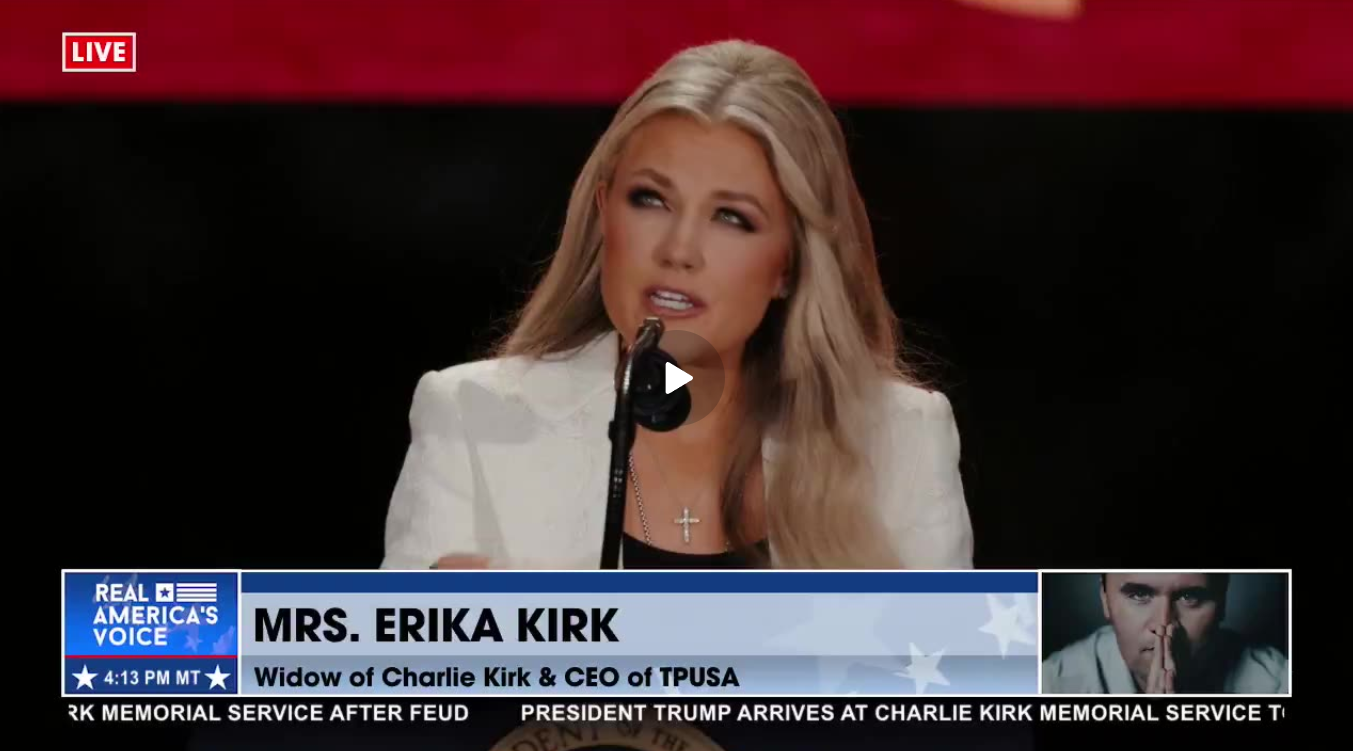 ERIKA KIRK'S MESSAGE TO WOMEN