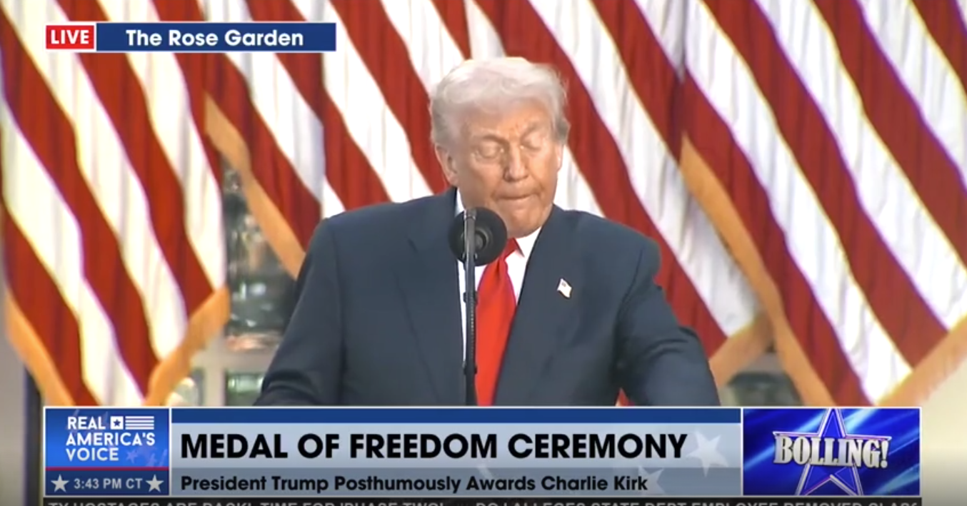 TRUMP RACED BACK FROM THE MIDDLE EAST TO HONOR CHARLIE