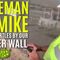 Foreman Mike Saves Turtle Along Our Border Wall