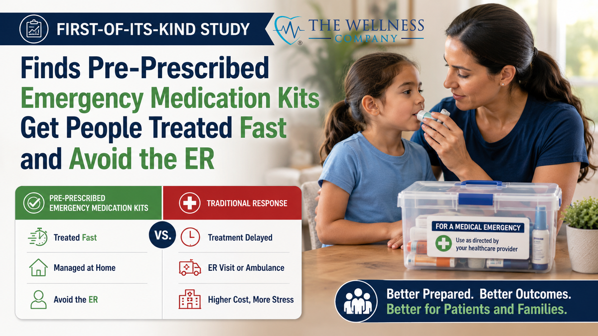 First-of-its-Kind Study Finds Pre-Prescribed Emergency Medication Kits Get People Treated Fast and Avoid the ER 