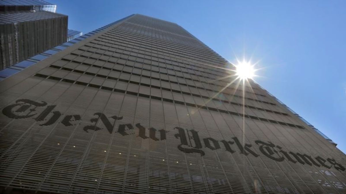 Times’ Decision to Publish Anonymous Column Carries Risks