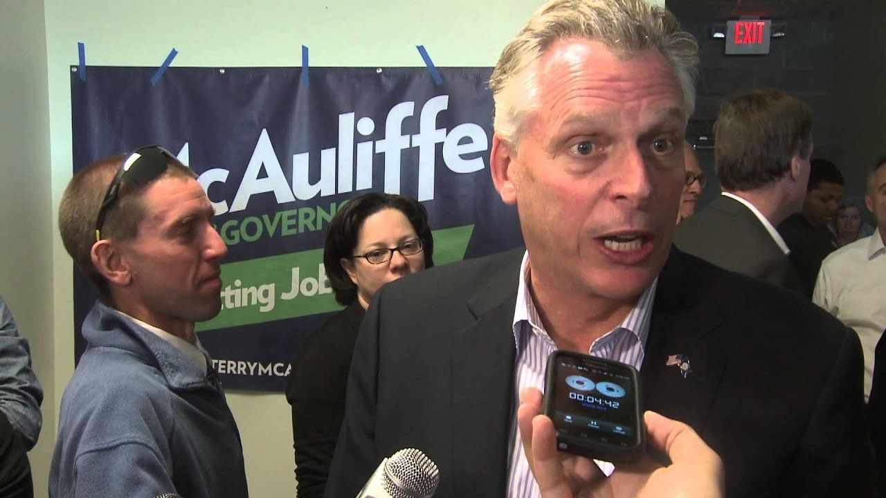 Terry McAuliffe heads to Richmond for final day of campaigning
