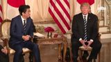 President Trump has a Restricted Bilateral Meeting with the Prime Minister of Japan
