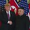 President Trump Participates in a Greeting with the Chairman of the State Affairs Commission