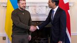 Zelensky pushes for fighter jets in his visit to the U.K