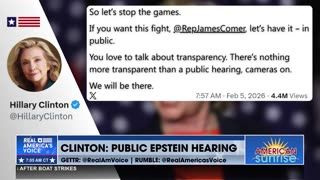 CLINTONS WANT IT PUBLIC NOW?