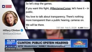 CLINTONS WANT IT PUBLIC NOW?