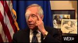 Sen. Harry Reid explains injury to eye