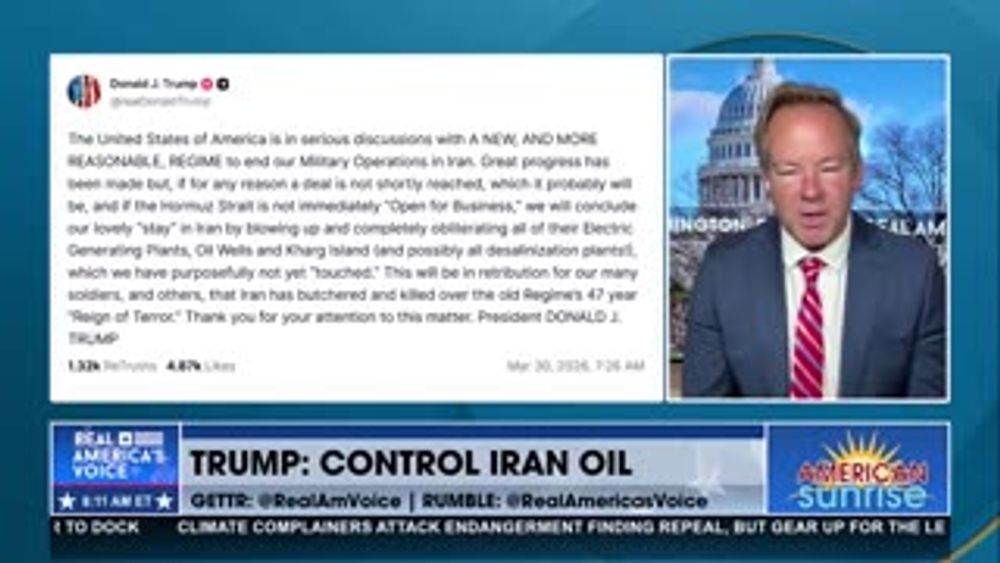TRUMP WEIGHS IRAN OIL, HORMUZ THREAT