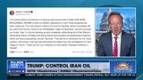 TRUMP WEIGHS IRAN OIL, HORMUZ THREAT