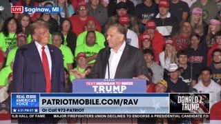 MIKE ROGERS AT MAGA RALLY IN MICHIGAN