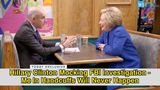 Hillary Clinton Mocks FBI Investigation – Me In Handcuffs Will Never Happen